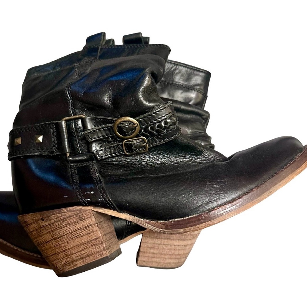 Steve Madden Block Heel Cowgirl Booties